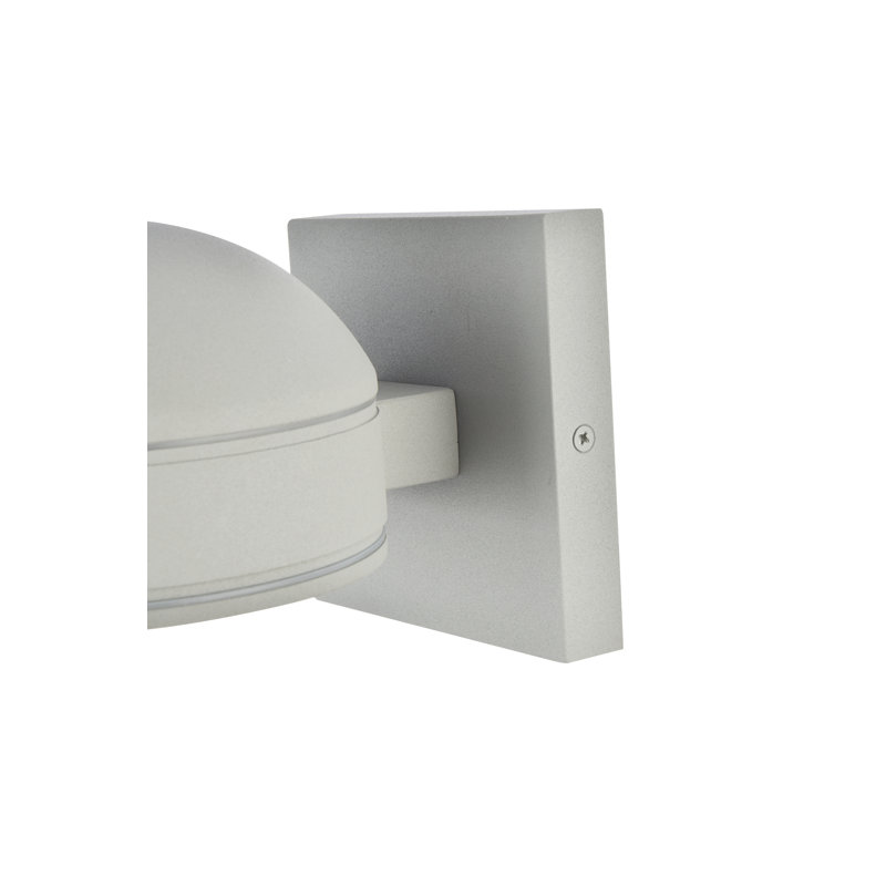Dale LED Wall Light, Silver