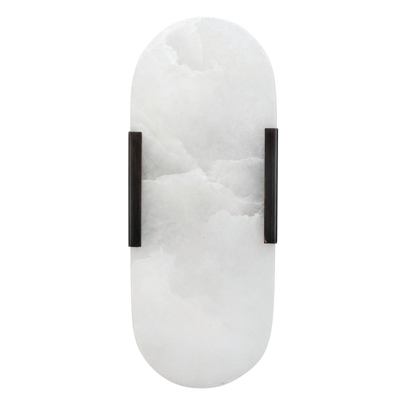 Dorace Flush Mounted Sconce, Black