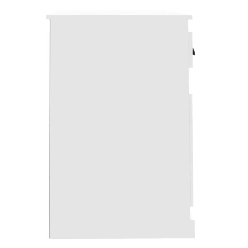 Serlin Solid Wood Writing Desk, White