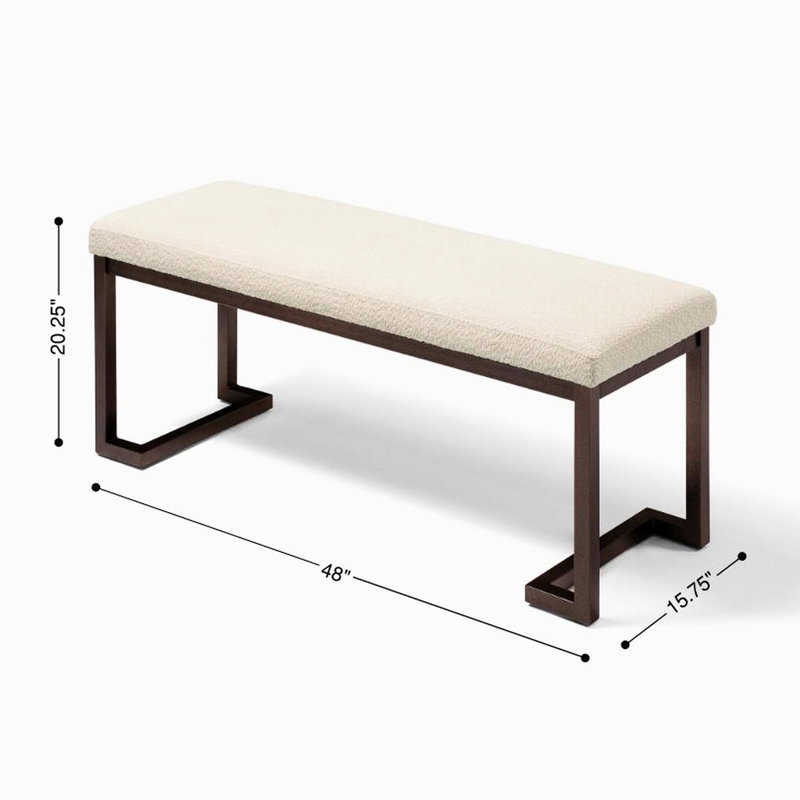 Banc en métal Pelican