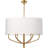 Arvell 6 - Light Dimmable Drum Chandelier-2103770262-2103770260