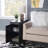 Modern Accent Table With Pull-Out Tray, Hidden Storage, And Coasters For Sofa Or Chair