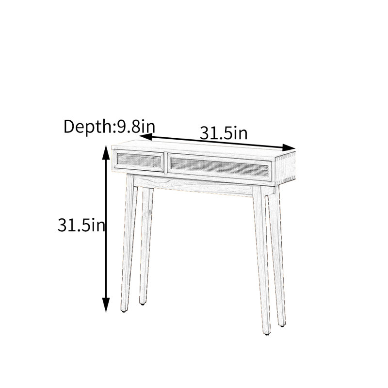 Ventre, H 31,5 po x l 31,5 po x P 9,8 po