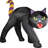 Inflatables Haunted Hill Farm 20-Ft Black Cat Halloween Inflatable with Lights, Outdoor Blow-Up, Halloween Decor