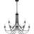 Ghille 9 - Light Steel Dimmable Chandelier