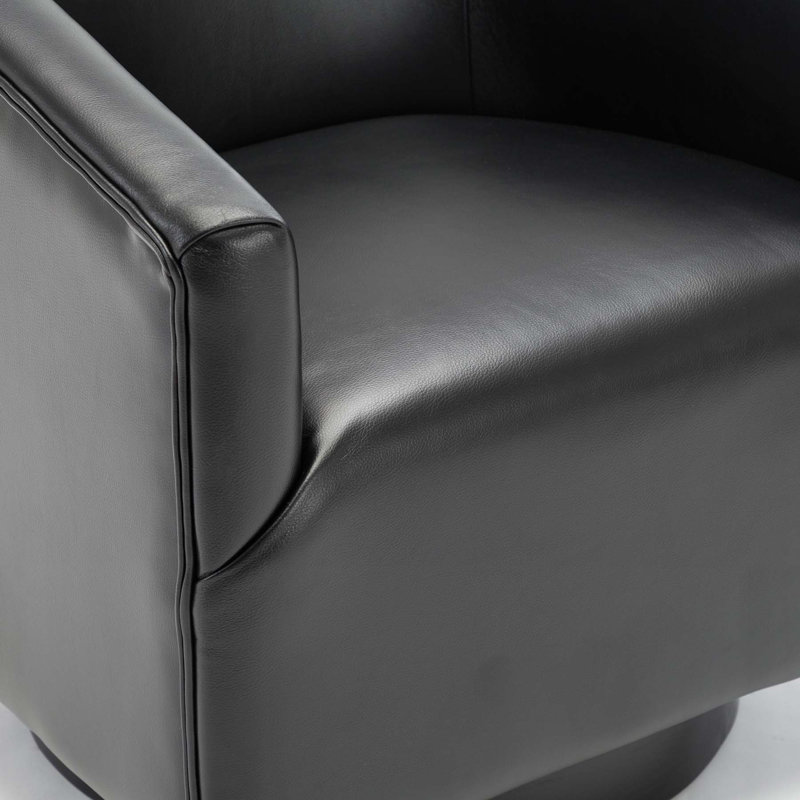 Chaise pivotante Garland, Noir