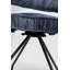 Arabella swivel chair in blue-100033629