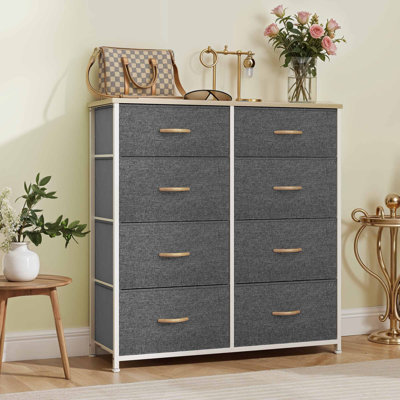 Syere 85.6 cm W Chest of 8 Drawers