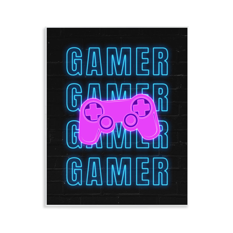 «Neon Gamer Words» par Nina Blue