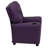 Contemporary Kids Recliner with Cup Holder-56801099