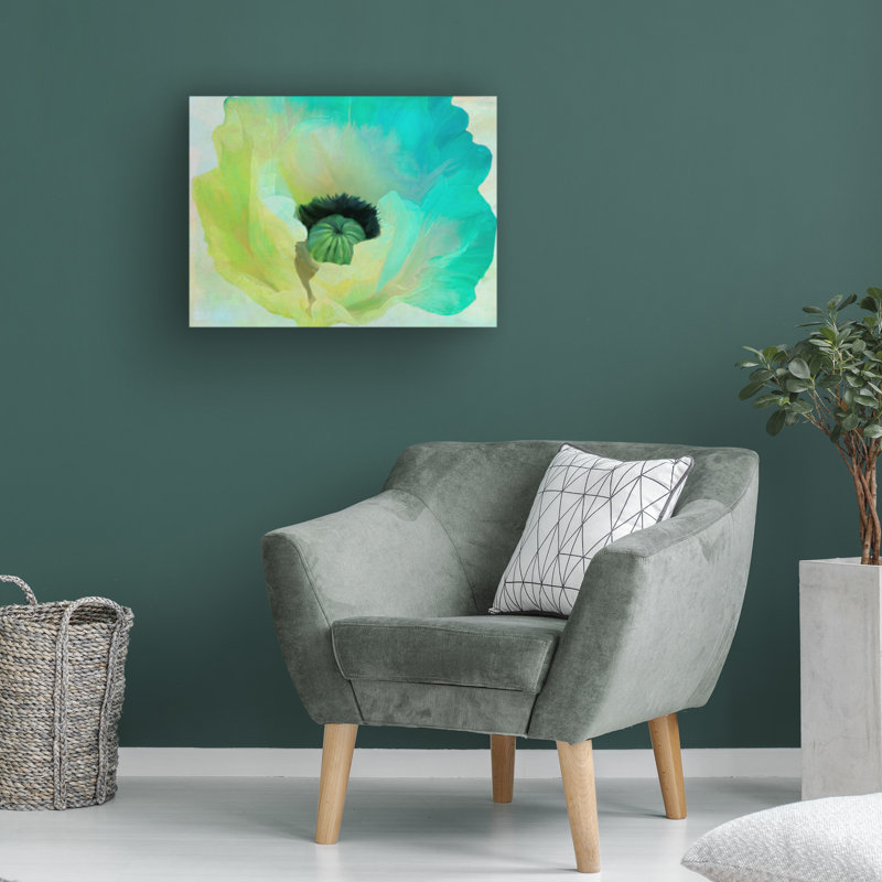 Art sur toile «Bachelor Sasha Poppy Gradient I», H 14 po x l 19 po