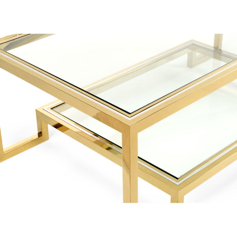 Dasher Glass Top Coffee Table