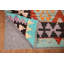 Tapis géométrique en laine Kilim 6 x 8