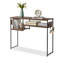 Console rectangulaire en bois massif noyer-131378965