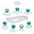 Vision 25.25'' Granite Single Bathroom Vanity Top with Sink-293316679-293316696