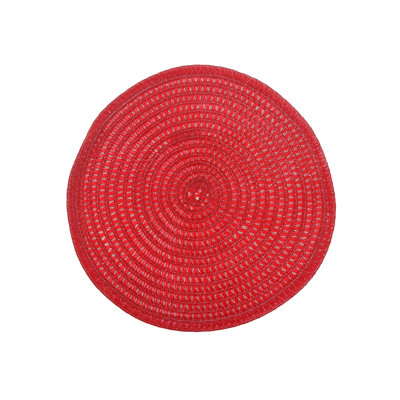 Lisbeth Vinyl Solid Colour Round Placemat