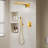 2-Spray 9 In. Wall Mount Dual Fixed And Handheld Shower Head 2.2 GPM-113823333