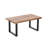 Coffee Table with Metal Legs