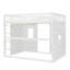 Lit mezzanine avec échelle en pin massif-311163851-311163850