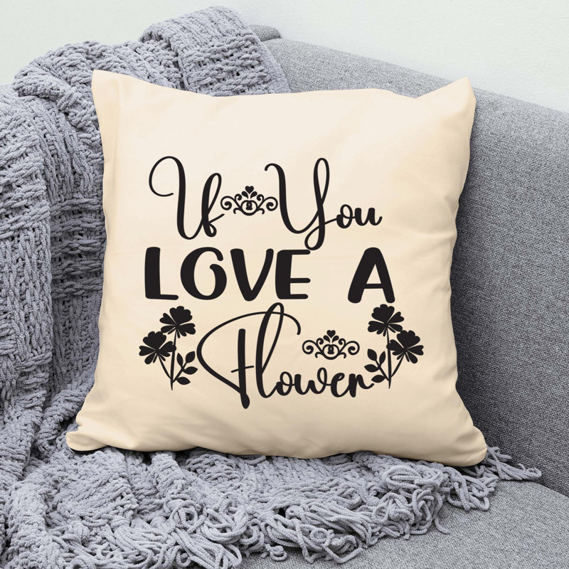 Garden Lover Funny Quote 700 - Throw Pillow Insert Included, 18"H x 18"W