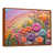 Toile avec cadre flottant brun