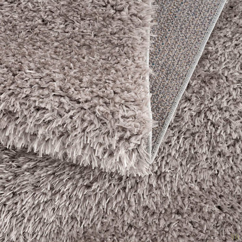 Tapis à poils longs en polyester super doux, Rectangle 3 pi 11 po x 5 pi 11 po