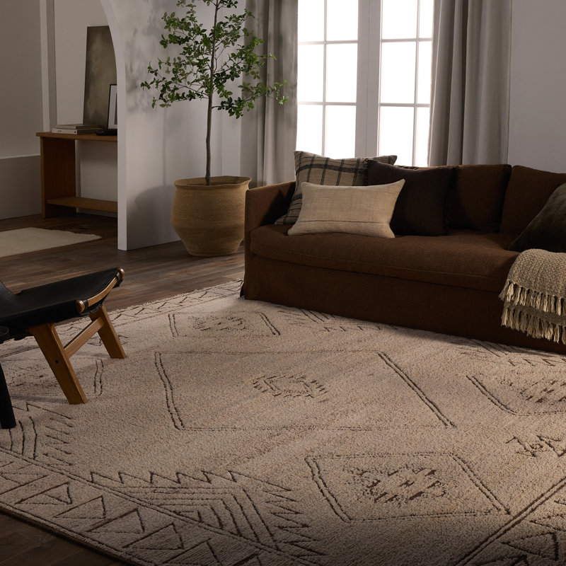 Jaipur Living Elvendria Handknotted Medallion Taupe Area Rug (10'X14' Rectangle), Rectangle 10' x 14'