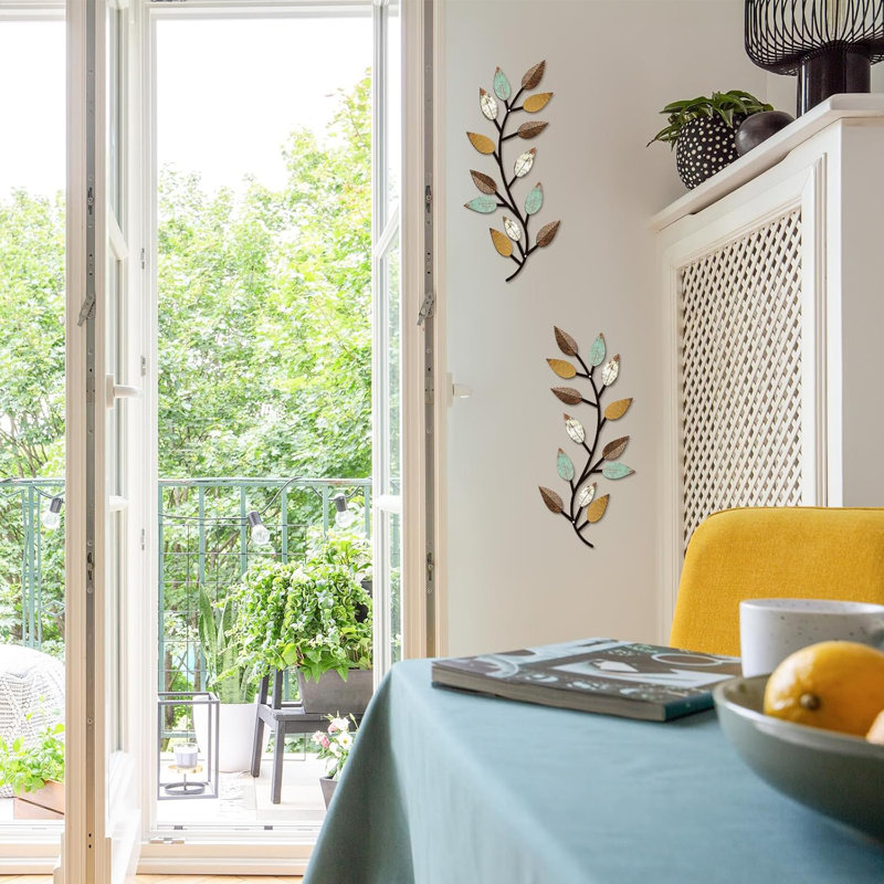 Plants & Flowers Wall Decor on Aluminum