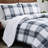 Box Stitch Plaid Comforter Set-1013708376-1013708378
