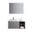Shelley 42" Wall-Mounted Single Bathroom Vanity Set