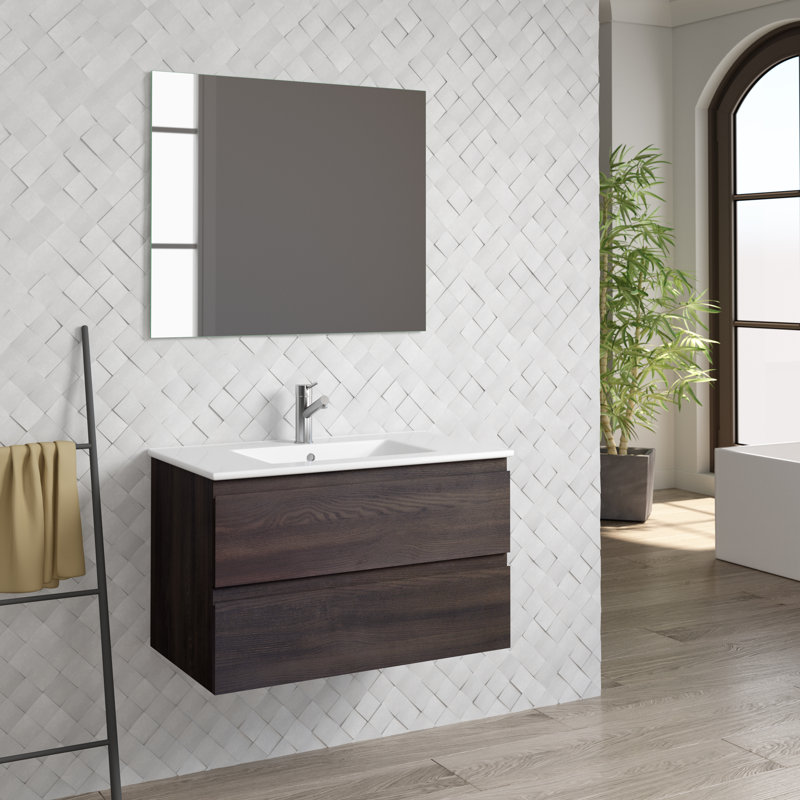 Jasso 31'' Single Bathroom Vanity with Manufactured Wood Top