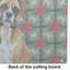 Boxer Christmas PoinsettIas Glass Cutting Board-119894515