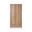 Nika Double Wardrobe - Oak