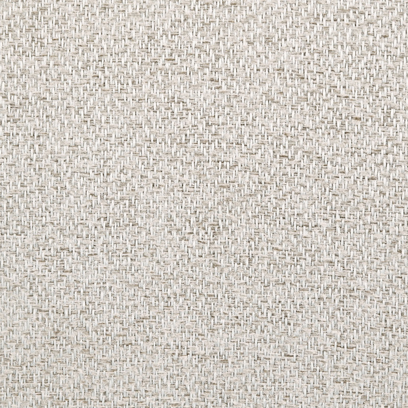 Lot de 2 chaises de salle à manger à dossier plein, pieds fuselés en bois brun et revêtement beige pour un style intemporel. Siège rembourré en mousse et détails à nouer.
