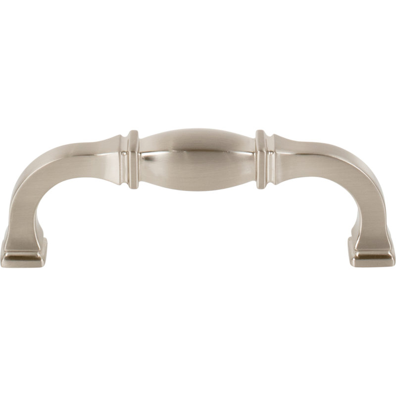 Audrey 96 mm Center-to-Center Cabinet Pull, Satin Nickel