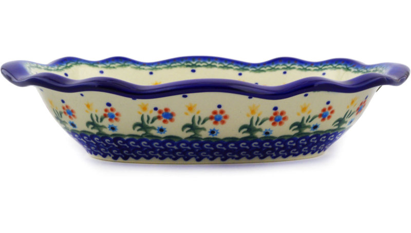 Spring Flowers Stoneware Salad Bowl