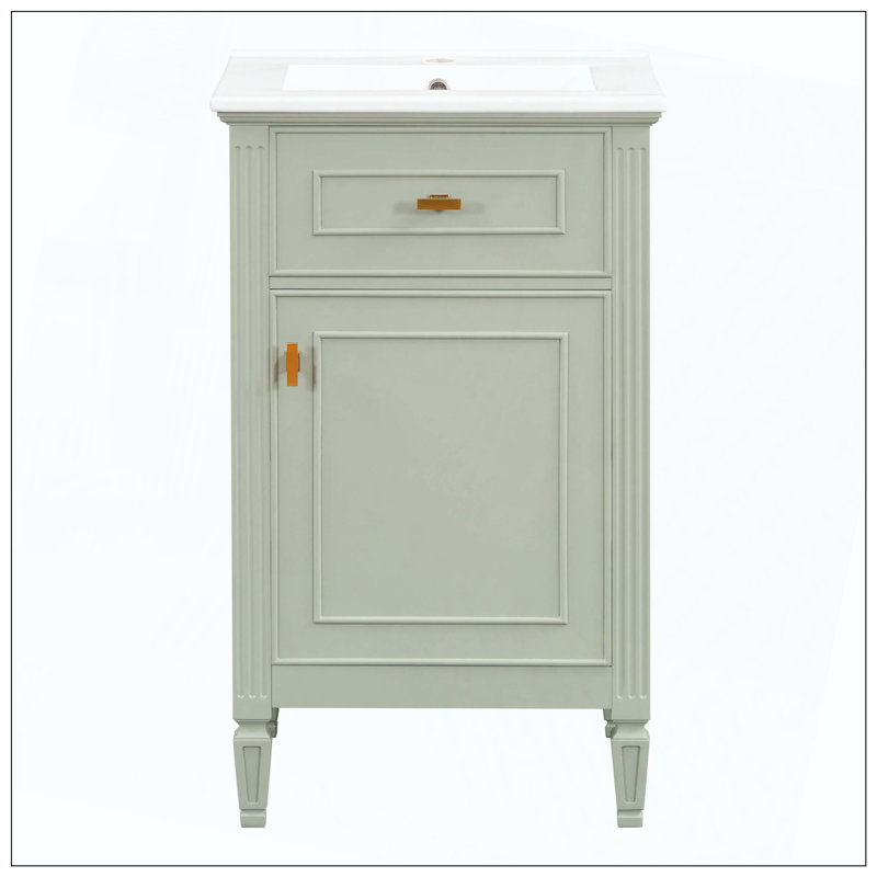 Pieds de meuble-lavabo de salle de bain, Vert