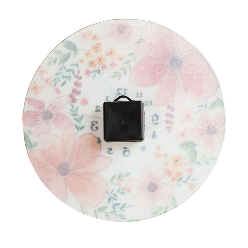 Glass Wall Clock