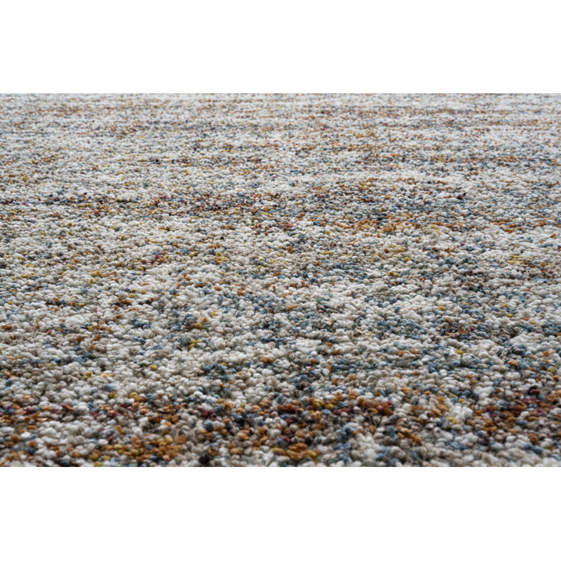 Tapis ivoire à poils longs Quinto, Rectangle 5 pi x 8 pi