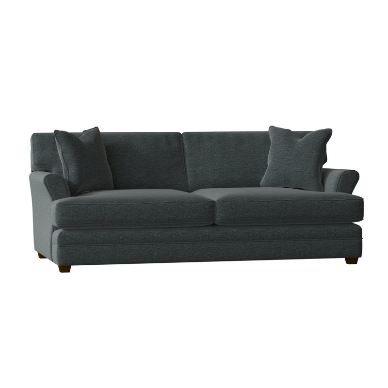 Harriss Upholstered 85'' Sofa, Vault Aegean