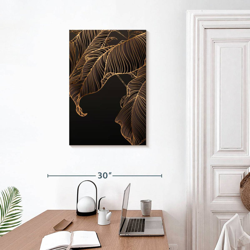 Harnek Copper Leaf, 30" H x 20" W