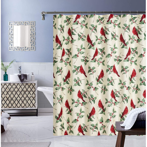 Winston Porter Hrachya Floral Shower Curtain | Wayfair