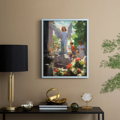 Religious Series CDLXII, reproduction encadrée - bois massif