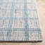 Ebony Hand Tufted Wool Pile Plaid Rug-95854129