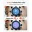 Table de poker pliable 48 po octogonale 48 joueurs Texas Holdem