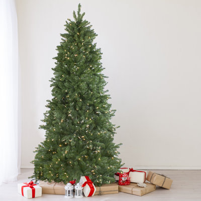 Lighted Artificial Fir Christmas Tree