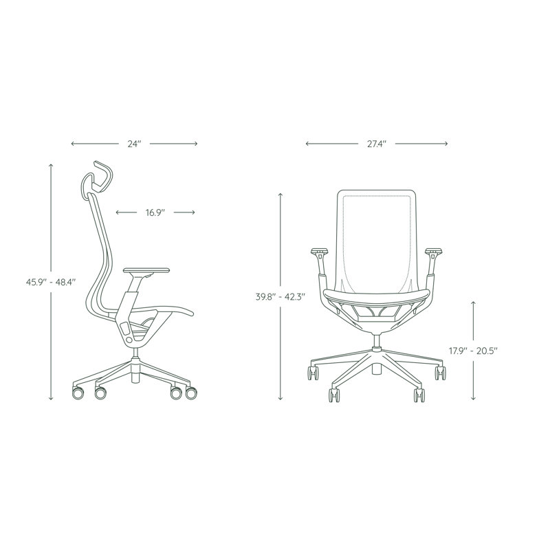 Aire Chair, Hunter