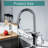 High - Arc Pull Down Single Hole Kitchen Faucet With Stainless Steel Construction, Dual Spray Modes, 360 Flexibility And Easy Installation For Galley Kitchens Of Steel, Design, Rotation Leak Ceramic-1042971099