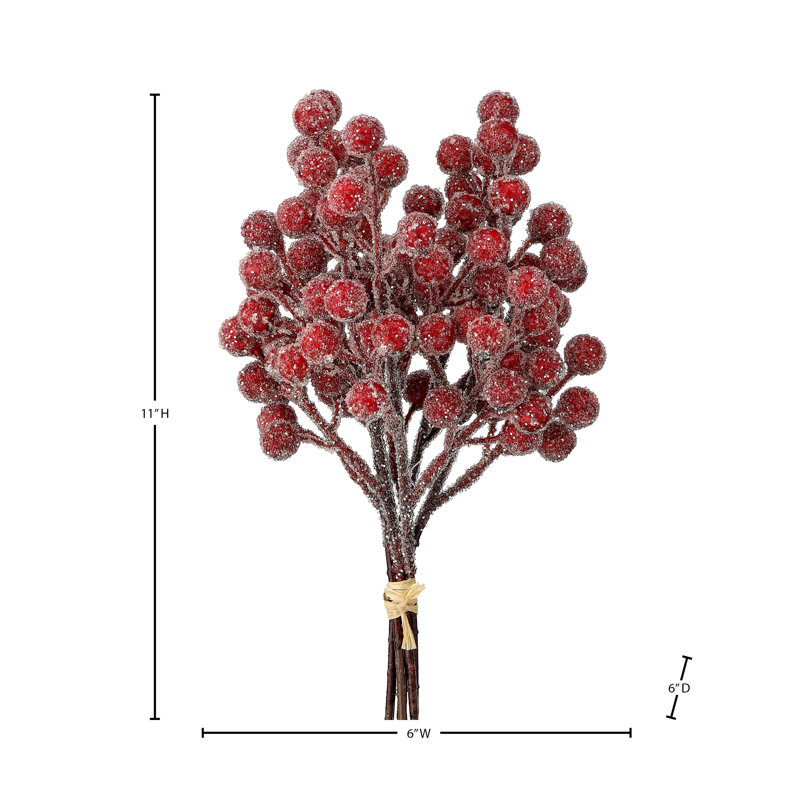 Ensemble de baies scintillantes 11 po , Red
