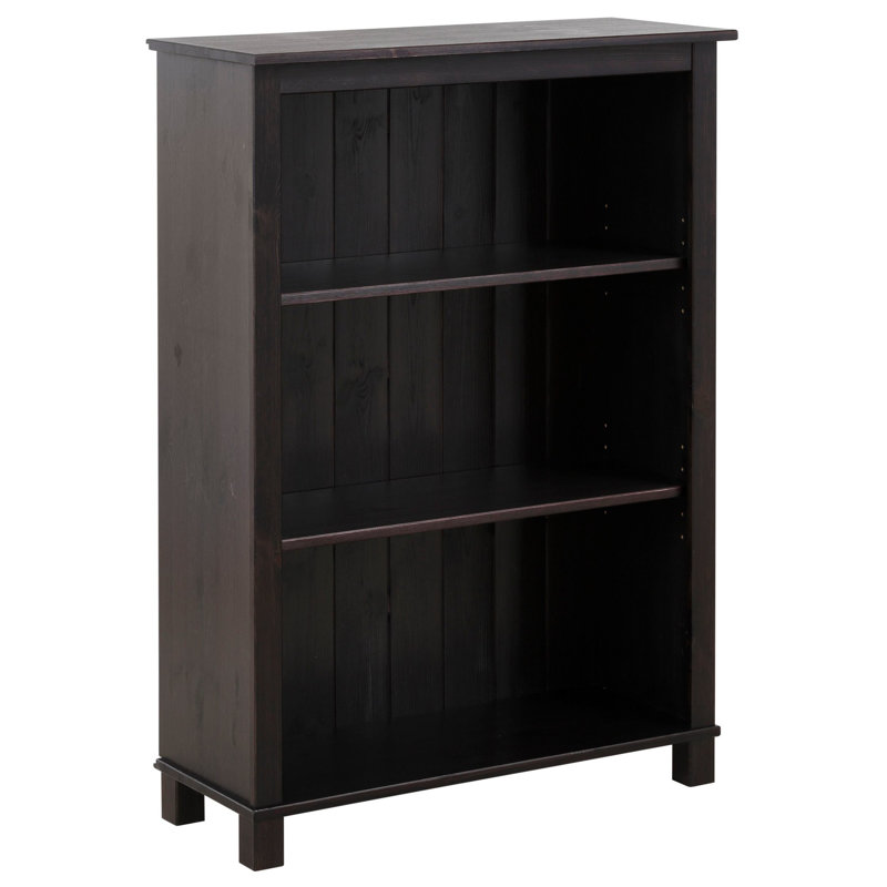 Abhijeet 106cm H x 77cm W Standard Bookcase, Walnut